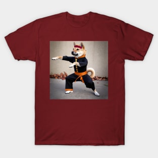 Karate Shiba Inu T-Shirt